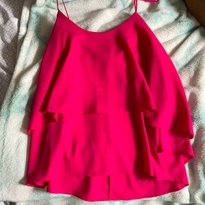 Paper crane pink blouse